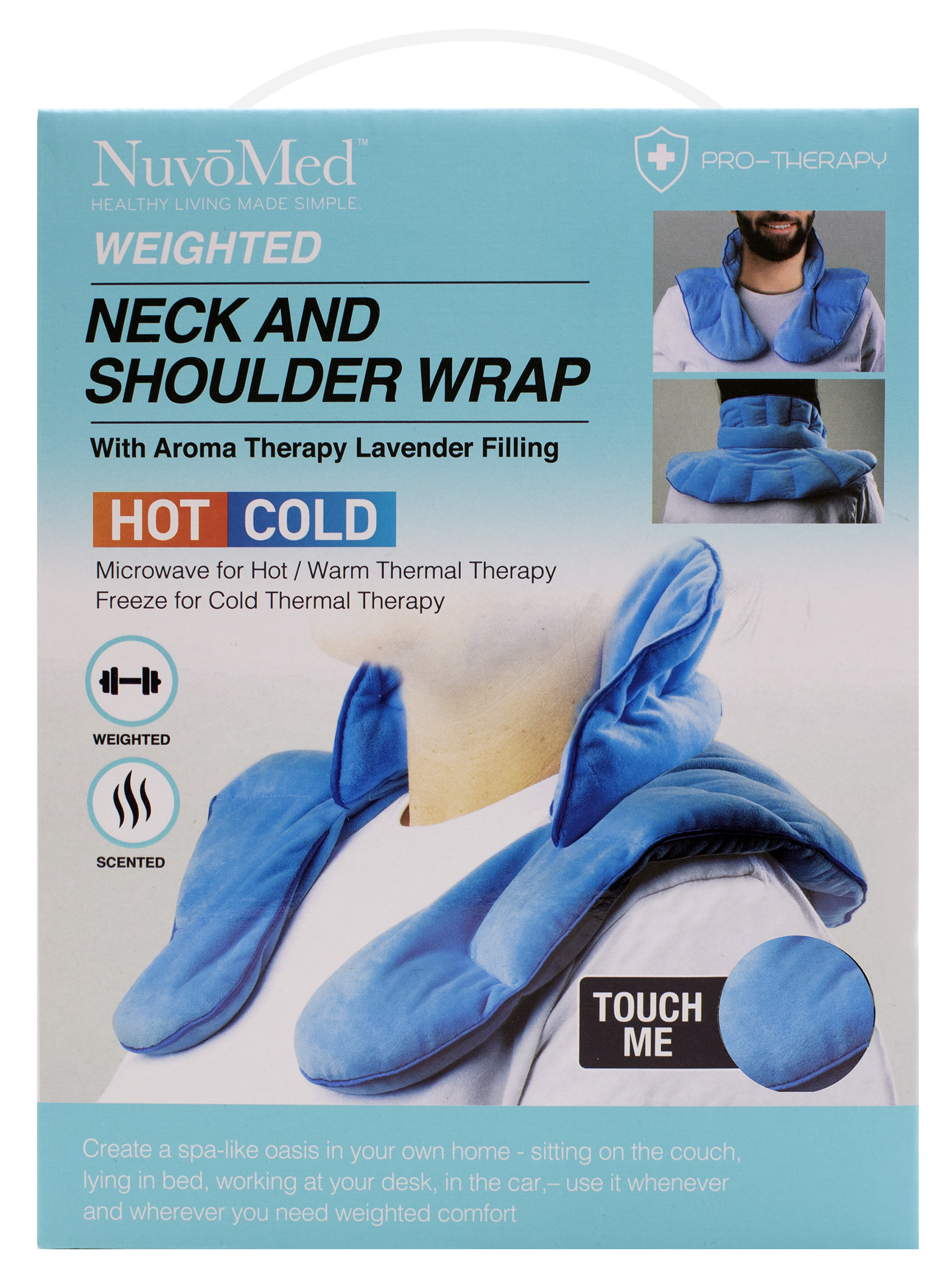 Sharper Image Heated Neck and Shoulder Aromatherapy Wrap Body Massager 1 ct